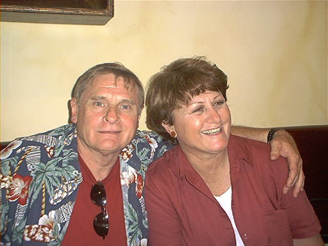 Ma and Pa laughing